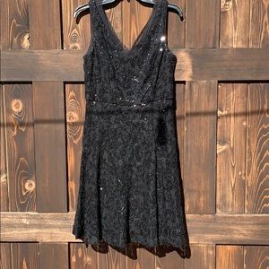 Marina Rinaldi sequin cocktail midi dress